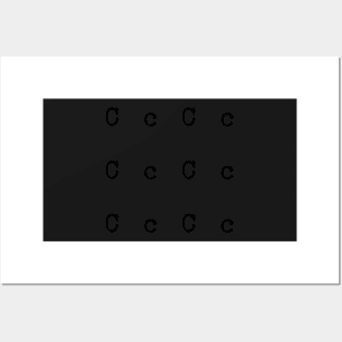 Typewriter Letter C Posters and Art